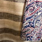 Talbots  Red And Blue The‎ Perfect Crop Size 8 Photo 3