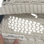 Bethany Mota  Women's Size Medium Cream Open Knit‎ Cardigan Sweater Photo 4
