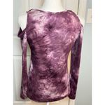 Rue 21 🩵🩵Women’s Long Sleeved The Due Top, Open Shoulders, Purple, Medium🩵🩵 Photo 2