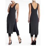 Free People Black Emmy Ribbed Knit Tank Dress Small Photo 1