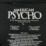American Psycho Patrick Bateman Horror T-Shirt Size Large Photo 3