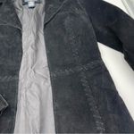 Sonoma VTG Western Whip Stitch Leather Genuine Suede Coat Womens Size S  Jeans Co Photo 2