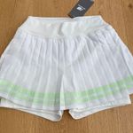 New Balance Tennis Skort Tournament Novelty Size M White Green Photo 0