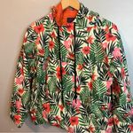 BLANK NYC Vibrant Floral Print Windbreaker Hoodie Photo 3