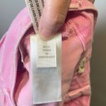 Madewell Baggy Straight Jeans Garment Dyed Edition Retro Pink Size 26 Photo 5