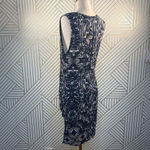 Haute Hippie  Side Ruched Printed Dress Olive Multi‎ Photo 6