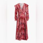 Derek Lam 10 Crosby Chrishelle Pleated Midi Dress, Red Size 0 New wTag SOLD OUT! Photo 2