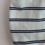 PINK - Victoria's Secret Victoria's Secret Pink White & Black Striped Weekender Seamless Bralette Photo 6