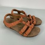 Aetrex  Reese Braided Leather Strappy Sandals Size 9 Photo 0