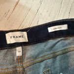 Frame  Le Mini Boot Cut Claremont Slit Jeans Dark Wash Size 33 Inseam 33” Stretch Photo 2