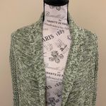 Derek Heart Green Marled Cacoon Open Cardigan Photo 3