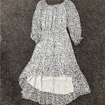 Diane Von Furstenberg  Off-Shoulder White and print Dress Photo 2