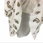 French Connection white shirt dress brass beading Photo 6