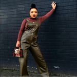 ZARA FAUX LEATHER JUMPSUIT Photo 4
