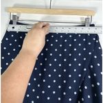 Banana Republic  Navy Polka Dot Ruffle Trim Skirt 0 Photo 2