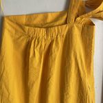 Cuyana  Seersucker Twisted Shoulder Dress Daffodil Photo 9