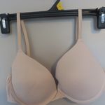 PINK - Victoria's Secret  wear everywhere t-shirt lightly lined bra in tan and pink size 34C. Photo 3