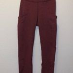 Lululemon Soft Sueded Red Leggings 6 Photo 0