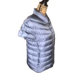Martha Stewart Dusty Blue Down Insulated Zip Puffer Vest Short Sleeve Jacket M Size M Photo 1
