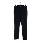 J.Crew Gigi Ponte Knit Black Leather Tuxedo Stripe Ankle Pants 00 Black #3272 Photo 9