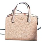 Kate Spade  Rose Gold Glitter Handbag- NWOT Photo 11