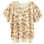 The Great ππ The Puff Sleeve Sweatshirt Top ~ Chamomile Floral Print 2 = Medium Photo 8