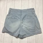 American Eagle  Blue & White Pinstripe Short With Belt Size 4 Photo 6