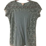 Sundance  top aqua with open lace accent sz XS Photo 0