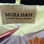 Butter Yellow Down Puffer Jacket Size 44 Quilted Form Fitting Detachable Hood Yellow Photo 12