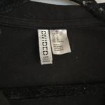 H&M MOVING SALE Black Collared Crop Top Photo 4