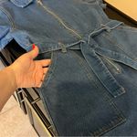 Velvet Heart  denim jumpsuit, 100% Cotton, short sleeve size L Photo 10