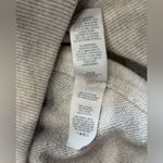 Aerie Oversized Cream V-Neck Textured Sweatshirt Sweater Photo 7