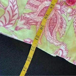 3 Sisters Green & Pink Lined Short Blazer Jacket Size Medium Floral Feminine Photo 8
