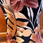 Jantzen Vintage  Swimsuit Tropical Floral One Piece USA 6 8 10 Photo 6