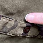 Speed Limit 98 Free w/ purchase Sheer Camo Trim Blouse Size Medium Roll tab Sleeves Photo 2