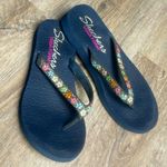 Skechers Sketchers Yoga Foam Floral Flip Flops Size 8 Photo 2