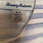 Tommy Bahama Bella Hermosa Blue and White Stripe 100% Linen Shift Dress Photo 7