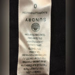 Sundry  Black Long Sleeve Twist Front Midi Dress Photo 6