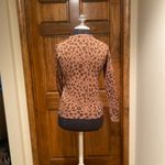 ❤️ Whistles sparkly glitter cheetah leopard fine knit sweater Brown Size XS Photo 2