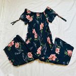 Love, Fire ★ Women’s Jumpsuit - Floral Navy ★ Photo 3