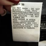 Weekend Max Mara Black Corduroy Pencil Skirt US 4 Stretch Back Slit Quiet Luxury Photo 9