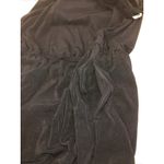 Chico’s Travelers 2P Black Sleeveless Wide Leg Jumpsuit Drape Neck Rhinestone Photo 7