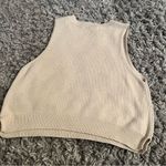 Carly Jean Los Angeles  cream sweater vest size large Photo 1