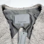 Classiques Entier  Womens Size S Open Front Tweed Jacket Blazer Fray Hem NWT $268 Photo 4