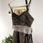 Impression Bridal Women’s Brown Spaghetti Strap V Photo 2