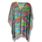 Ralph Lauren Lauren Womens Swim Coverup Multicolor Bright Tribal Abstract OS Photo 2