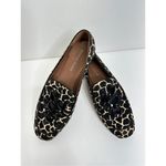 Donald J Pliner Loafers Womens 6.5 Ponyhair Animal Print Jeweled Slip On‎ Shoes Black Photo 6