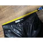 Abercrombie & Fitch NEW Abercrombie Curve Love Vegan Leather 90s Straight Pant Photo 6