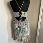 O'Neill 31.  Jasmine Powder Blue Floral Beach Mini dress Size Large Photo 8
