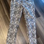Snake skin print seven7 jeans Gray Size 14 Photo 10